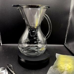 Stainless Steel and Glass Coffee Maker